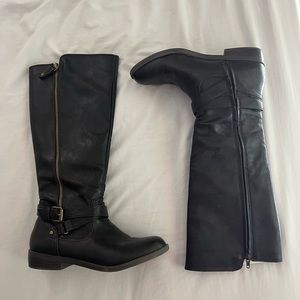 Dark Brown Long Boots